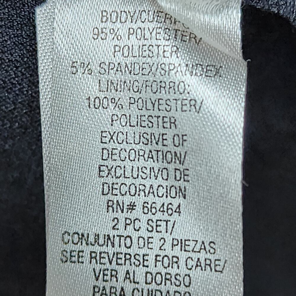 NWT Sandra Darren Petite 4P Black Tan Knit Shift Dress Lined Career Office Churc - Picture 12 of 15